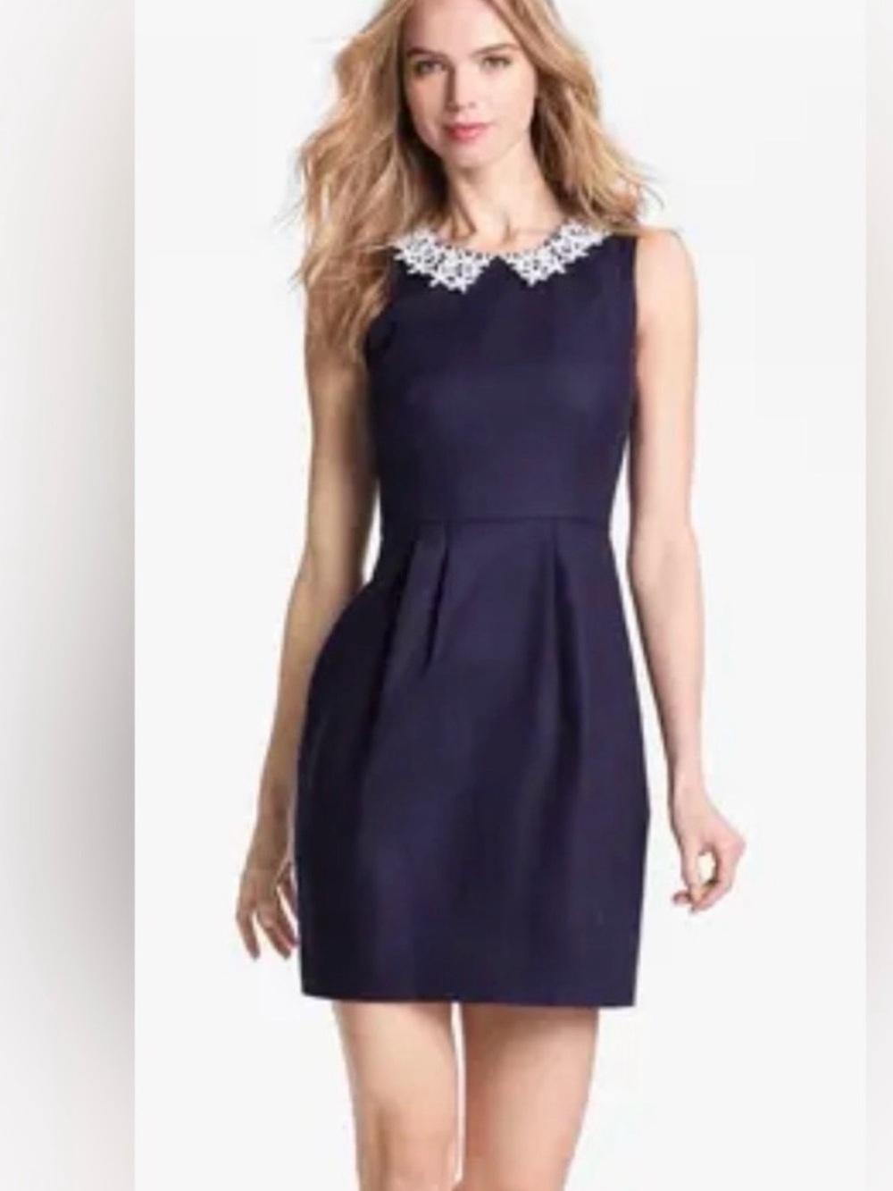 Kate Spade Tift Dress Embellished Size 6 NWT in French Navy